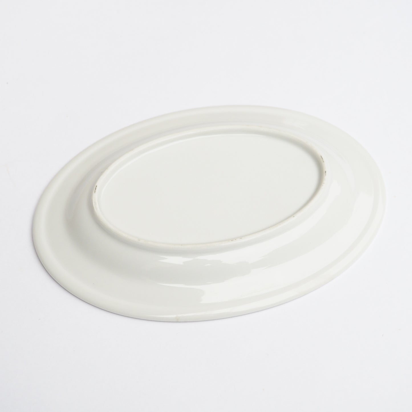 白磁 oval plate