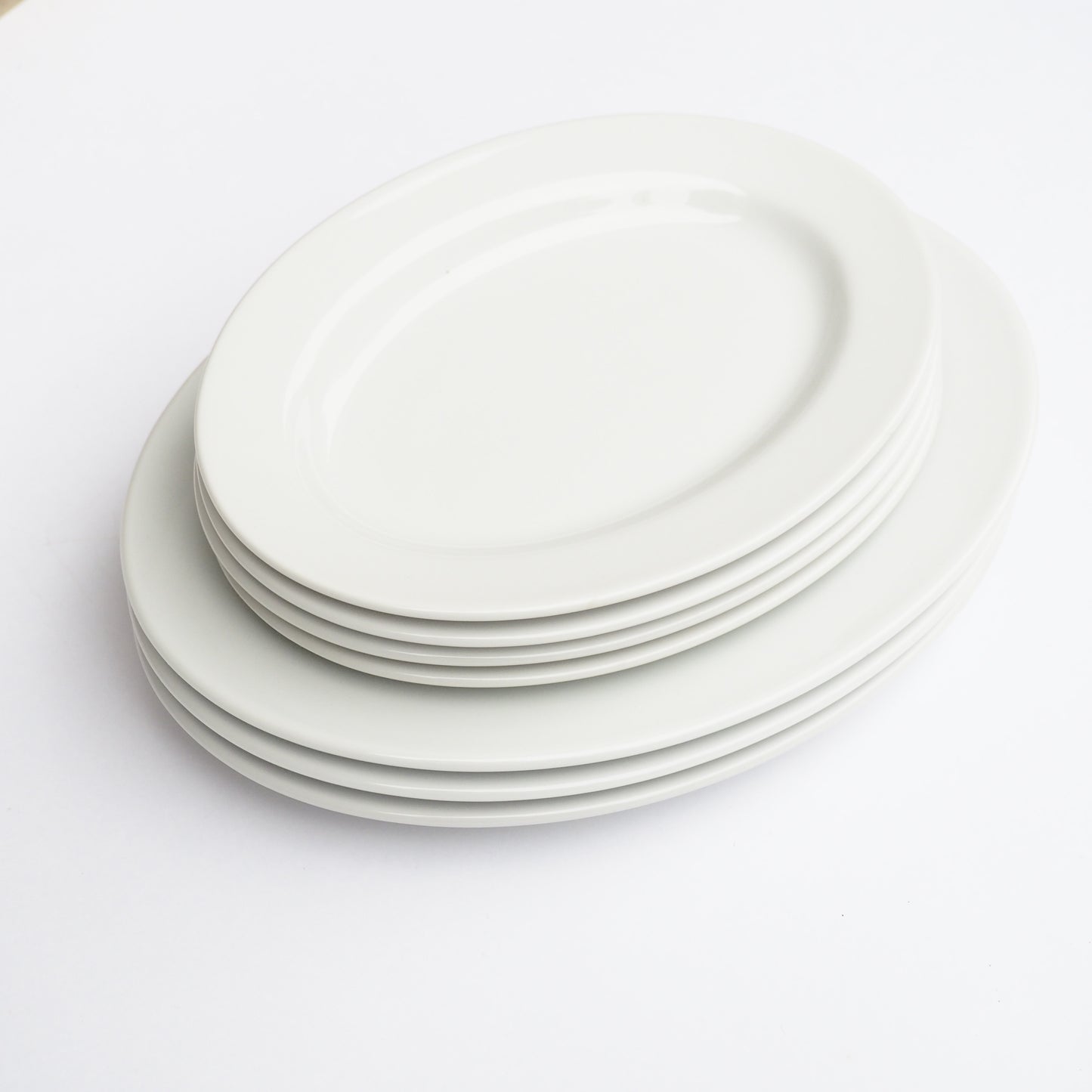白磁 oval plate