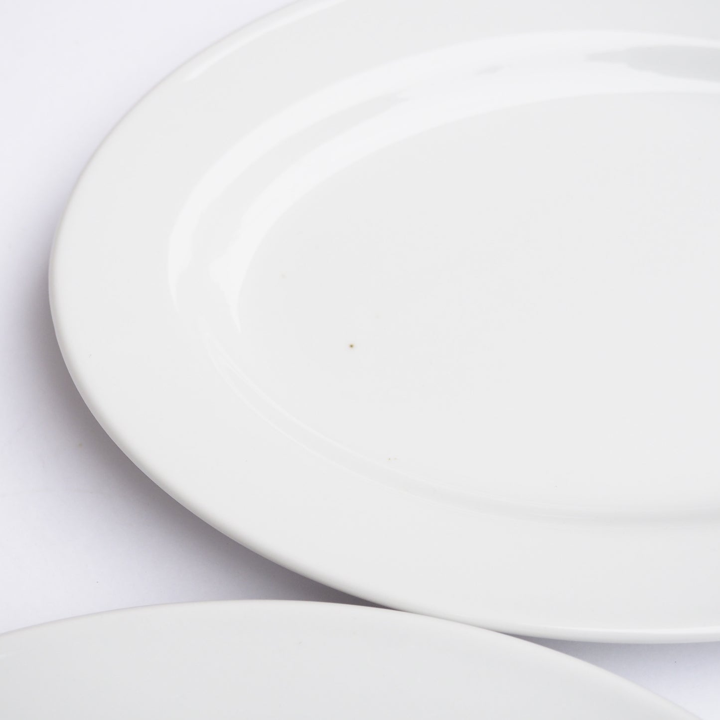白磁 oval plate