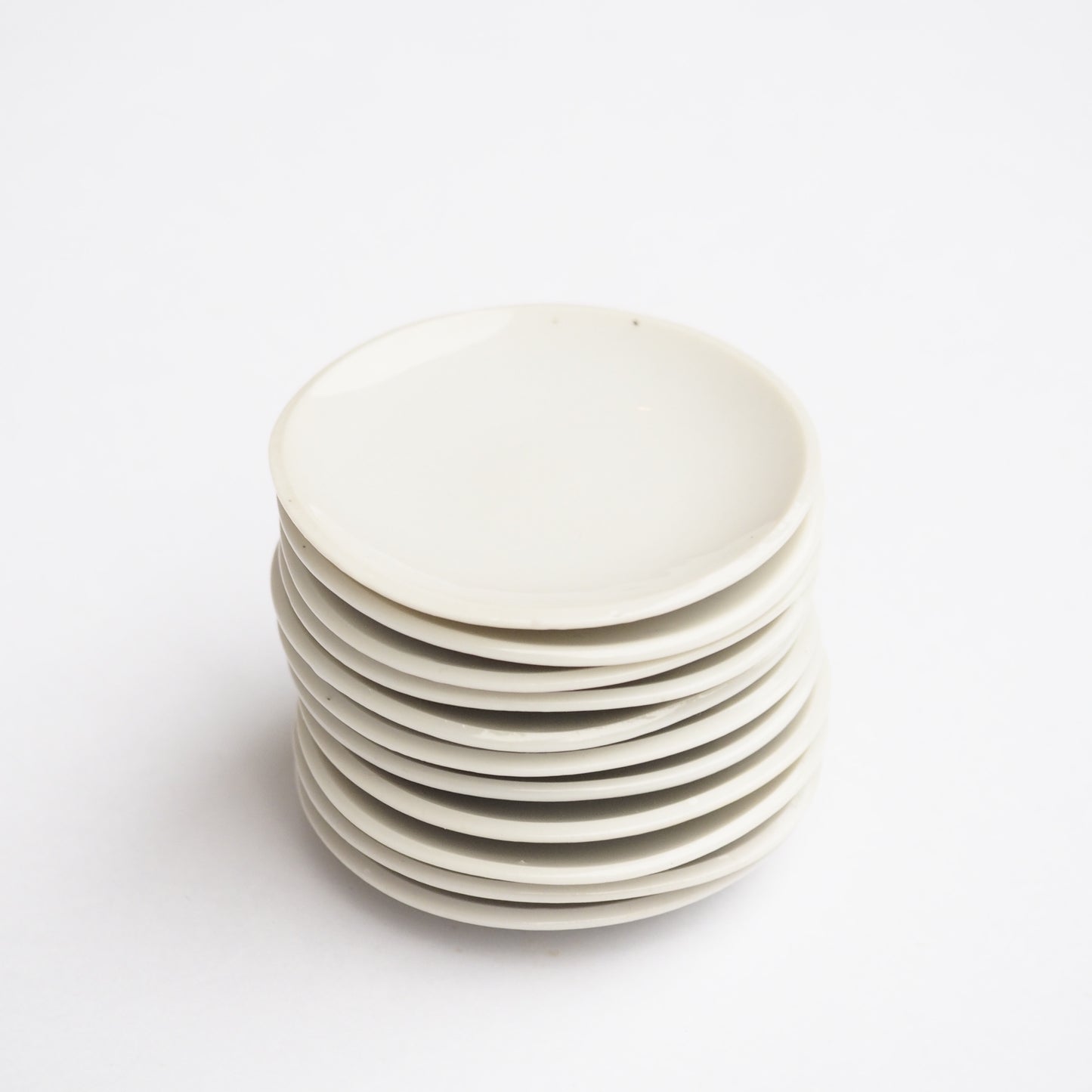 白磁 mini plate(紅皿)