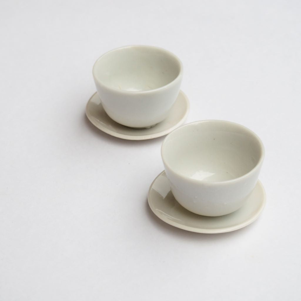 白磁 圓形迷你茶杯