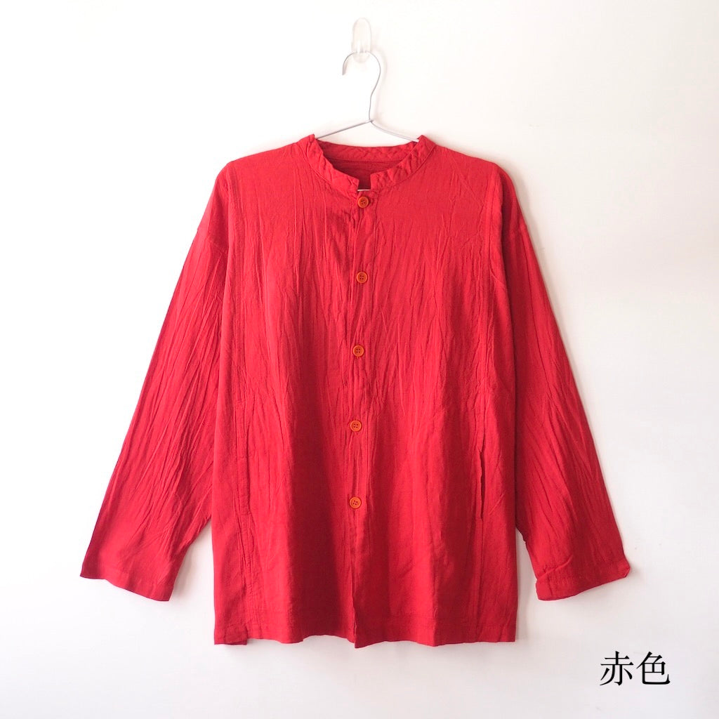 麻開襟(男女兼用)