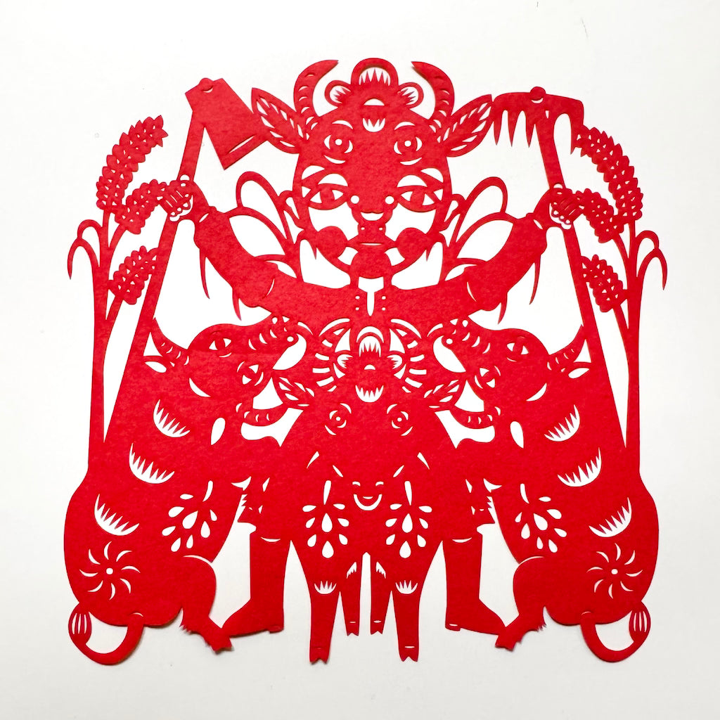 剪紙/十二生肖/干支