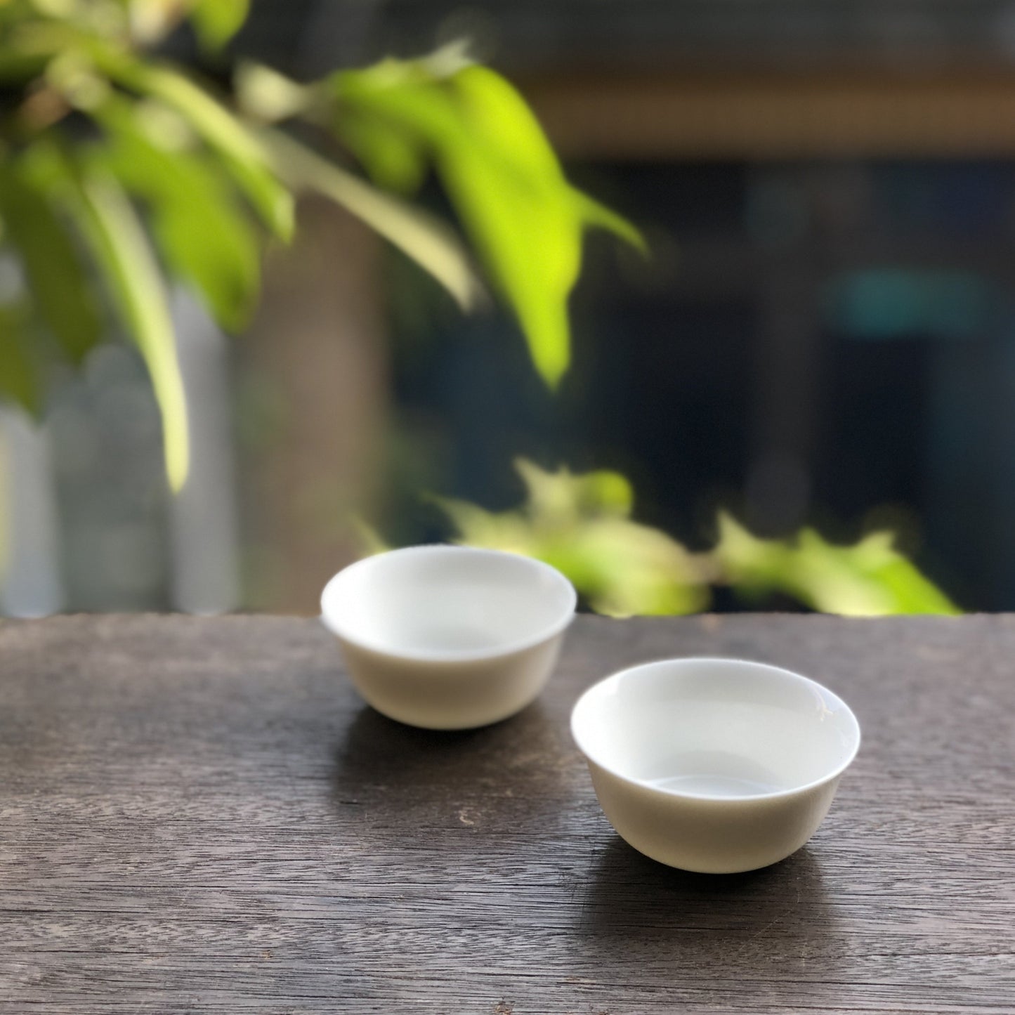白磁の茶杯(沁園・2個入り)